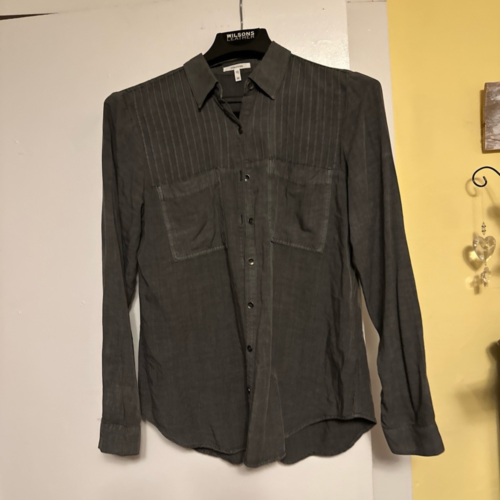 Maurices Charcoal Button-Up Jacket